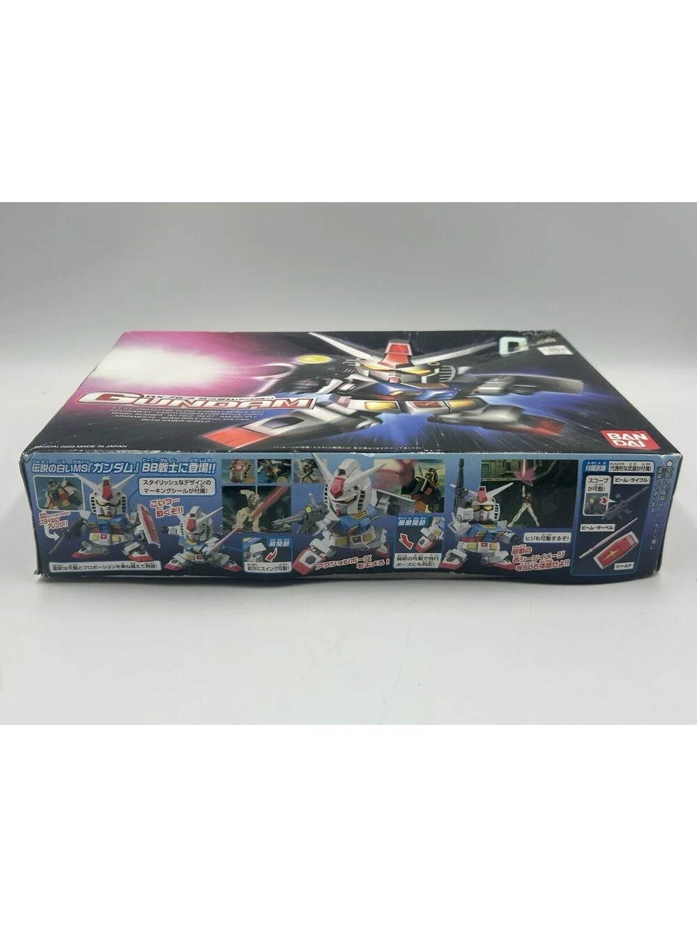 Bandai BB Senshi 329 RX-78-2 Gundam Anime Color SD Model Kit 2009 Open Box
